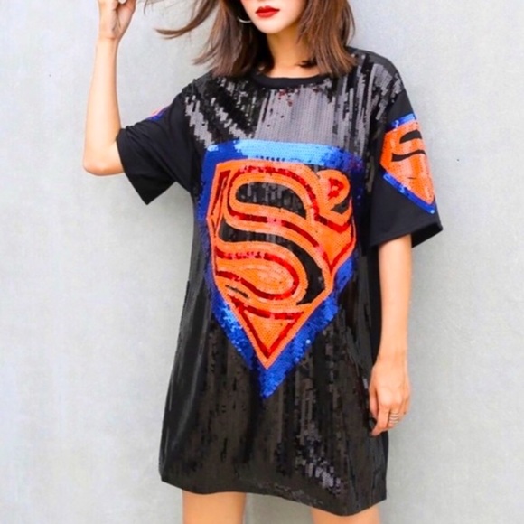 AKIRA Dresses & Skirts - AKIRA Superman Sequin Mini Dress